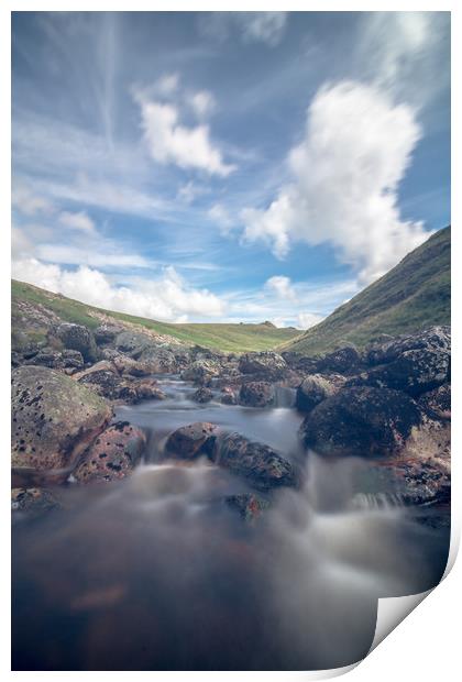 Tavy Cleave Dartmoor Print by Images of Devon