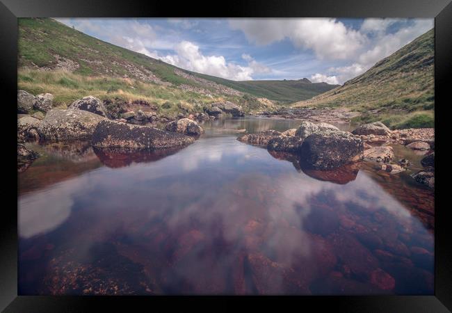 Tavy Cleave Pool Framed Print by Images of Devon