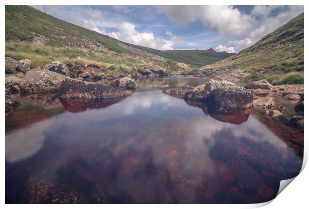 Tavy Cleave Pool Print by Images of Devon