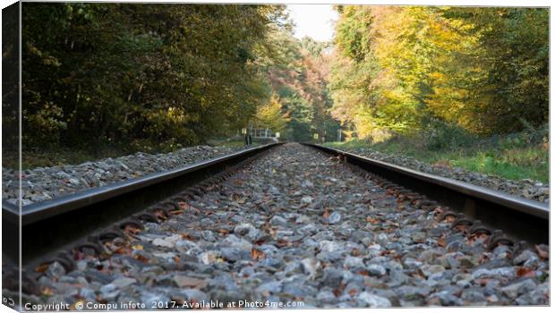 railroad track Canvas Print by Chris Willemsen