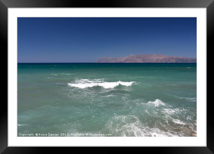 On a roll, Kissamos, Crete, Greece Framed Mounted Print by Kasia Design