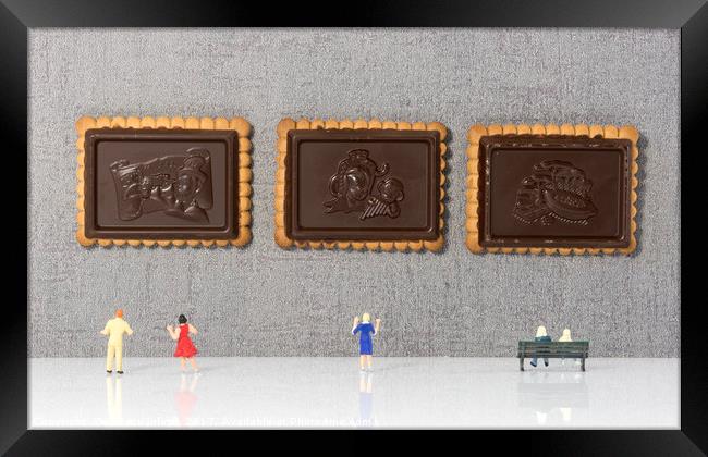 museum of chocolate cookies Framed Print by Chris Willemsen