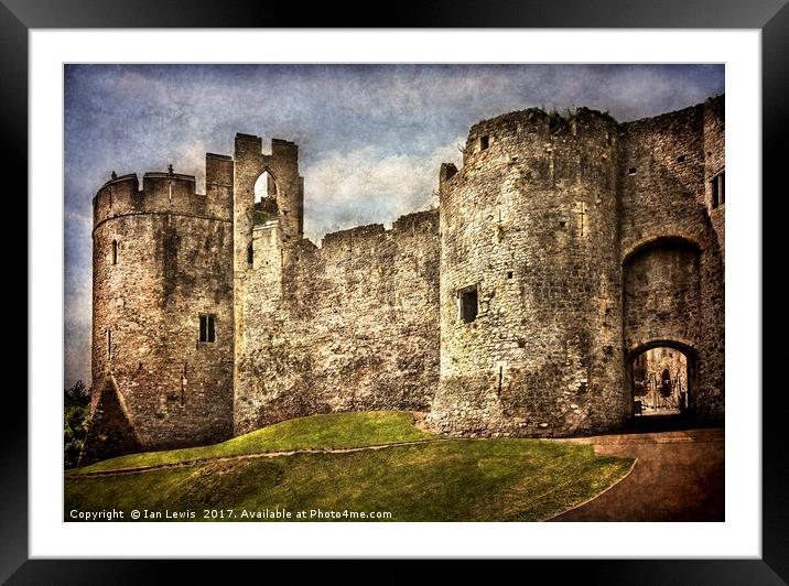 The Castle Gatehouse Framed Mounted Print by Ian Lewis