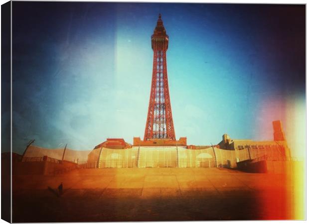 Blackpool Tower  Canvas Print by Victor Burnside