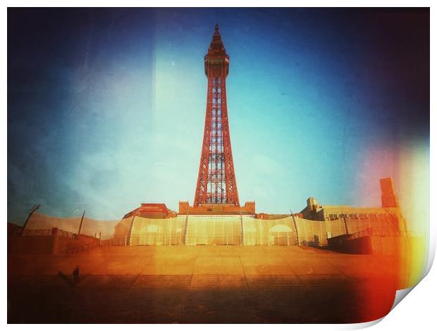 Blackpool Tower  Print by Victor Burnside
