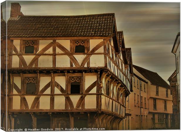 King John's Hunting Lodge Canvas Print by Heather Goodwin