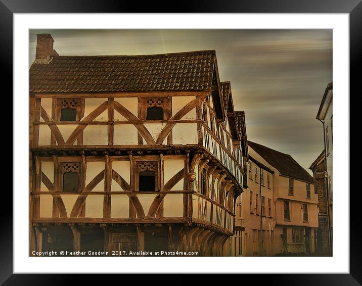 King John's Hunting Lodge Framed Mounted Print by Heather Goodwin