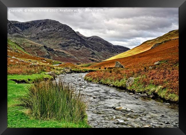 Honister Pass Lake District Framed Print by Martyn Arnold