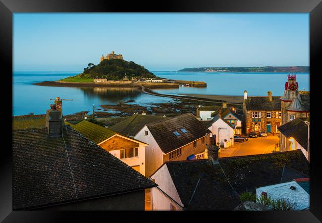 St Michael's Mount, Marazion Framed Print by Michael Brookes