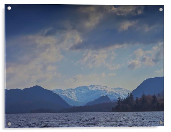 Derwentwater Acrylic by Victor Burnside