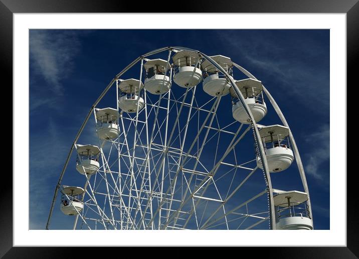 Wheely Blue Framed Mounted Print by John Iddles