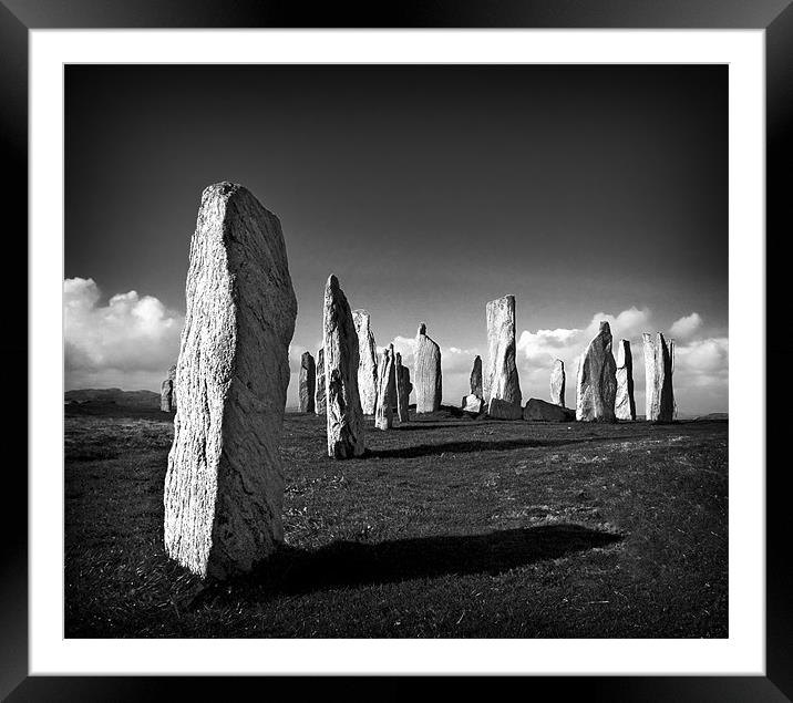 Callanish Standing Stones Framed Mounted Print by Paul Davis