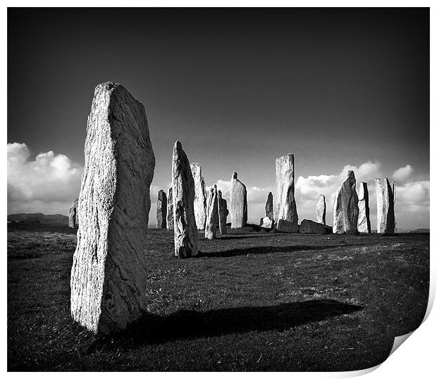 Callanish Standing Stones Print by Paul Davis