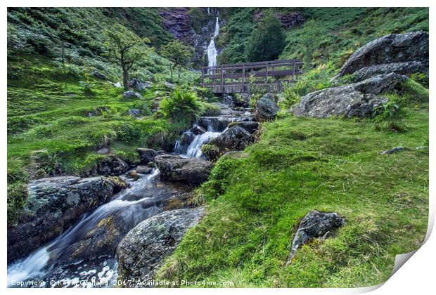 Aber Falls Print by Kevin Clelland