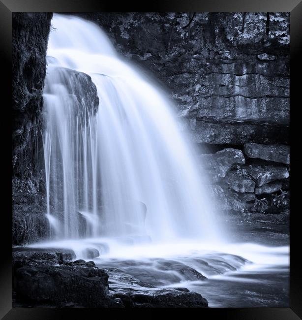 The force of Cauldron Falls Framed Print by David McCulloch