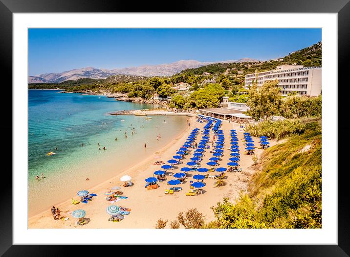 Beautiful Beaches on Kefalonia Island Framed Mounted Print by Naylor's Photography