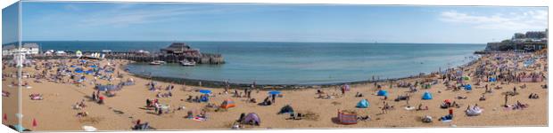 Broadstairs  Viking bay  Canvas Print by Ray Hill