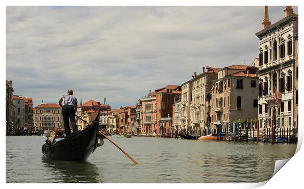 Grand canal Venice  Print by Paul Fine