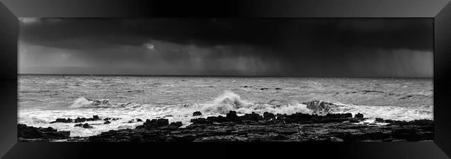 Porthcawl storm Framed Print by Andrew Richards