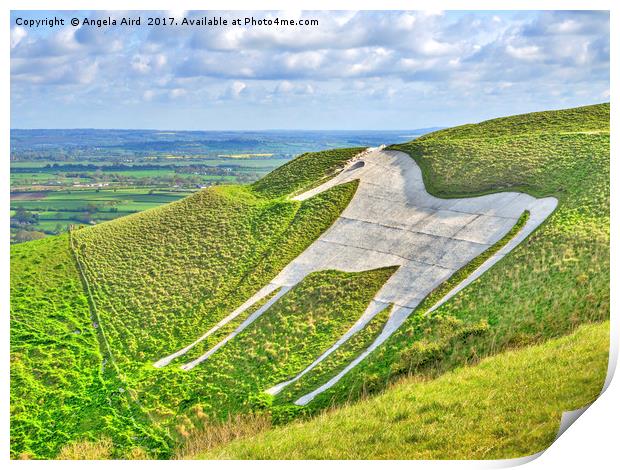 The White Horse. Print by Angela Aird