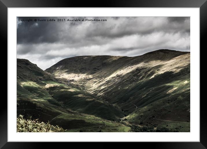 Great Rigg Valley, Grasmere, Lake District Framed Mounted Print by Gavin Liddle