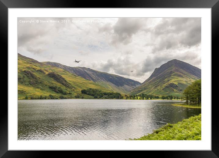 Hercules over Buttermere Framed Mounted Print by Steve Morris