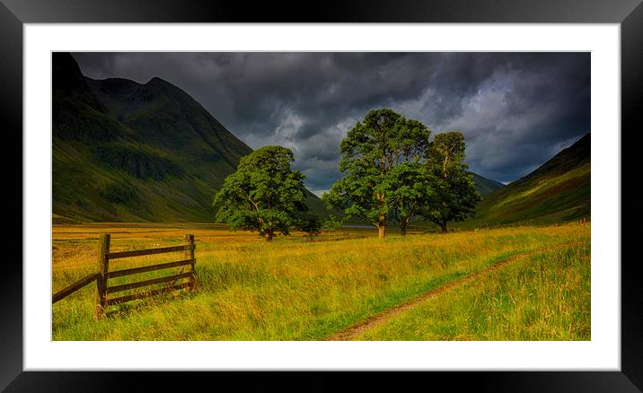 Early Morning Light,Glencoe,Scotland Framed Mounted Print by jim wilson