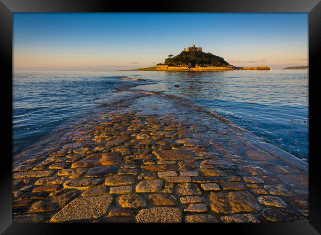 Classic Saint Michael's Mount Framed Print by Michael Brookes