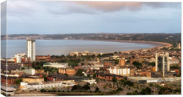 Swansea Bay South Wales Canvas Print by Leighton Collins