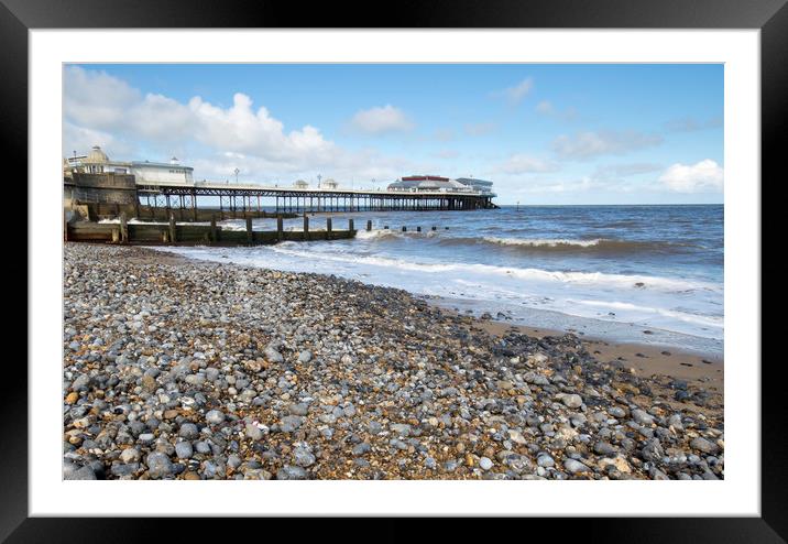 Cromer Pier      Framed Mounted Print by chris smith