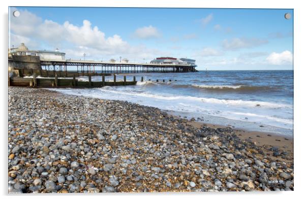 Cromer Pier      Acrylic by chris smith