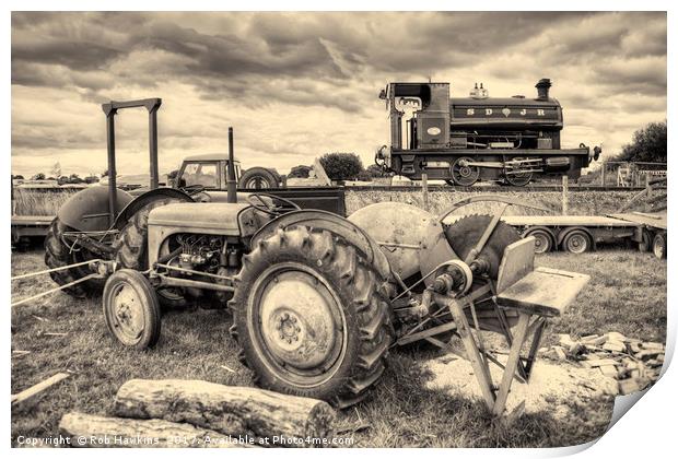 Kilmersdon Fergie Toned  Print by Rob Hawkins