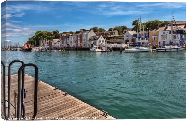Weymouth Harbour Canvas Print by Ian Lewis