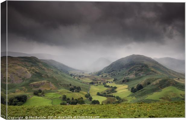 Martindale Incoming Storm Canvas Print by Phil Buckle
