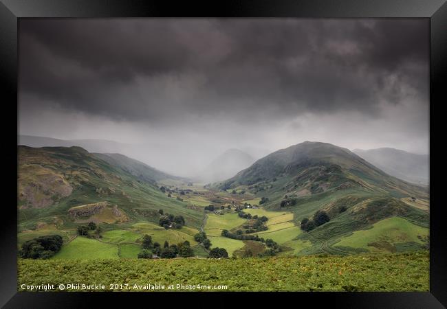 Martindale Incoming Storm Framed Print by Phil Buckle