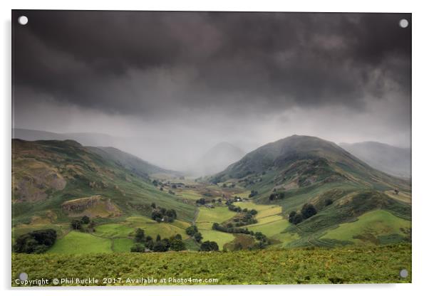 Martindale Incoming Storm Acrylic by Phil Buckle