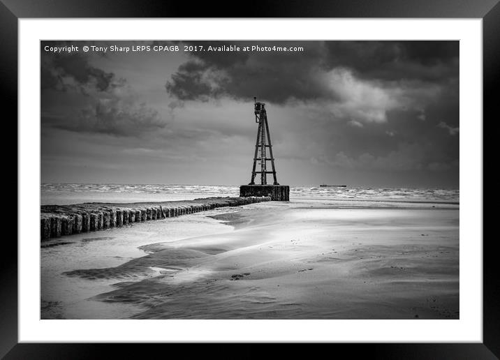 HARBOUR ARM Framed Mounted Print by Tony Sharp LRPS CPAGB