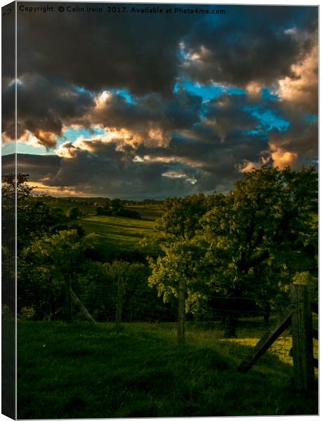 Patchy cloud Canvas Print by Colin irwin