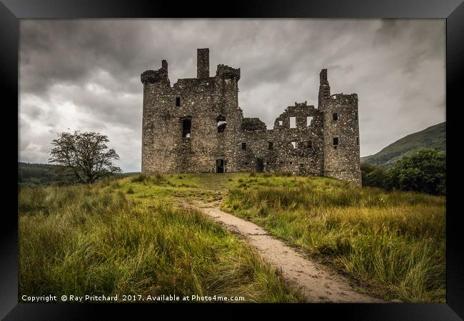 Kilchurn Castle on Loch Awe Framed Print by Ray Pritchard