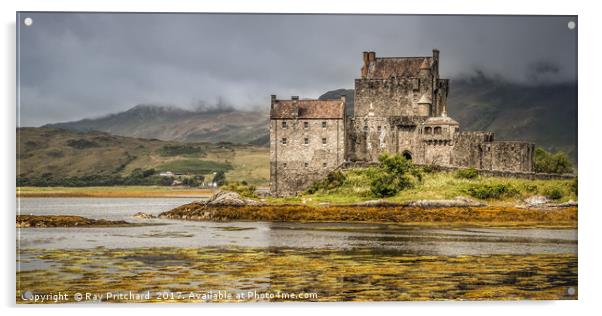 Eilean Donan Castle Acrylic by Ray Pritchard