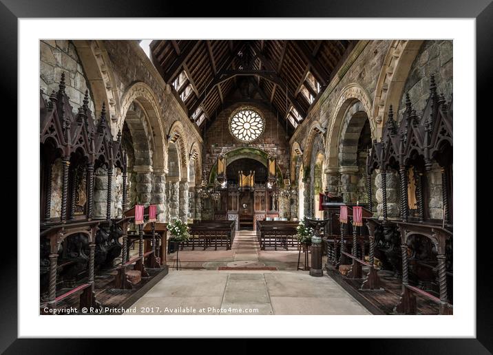 St Conan’s Kirk Framed Mounted Print by Ray Pritchard