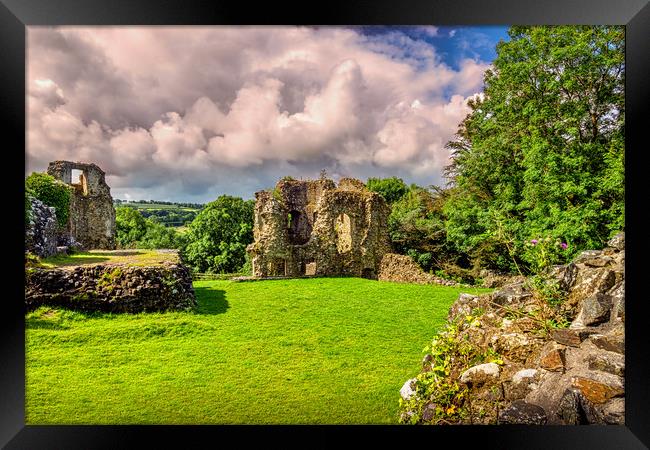 Narberth Castle, Pembrokeshire, Wales, UK Framed Print by Mark Llewellyn