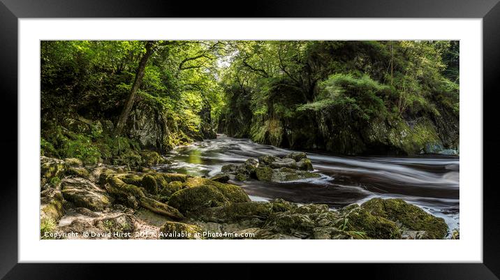 Fairy Glen Framed Mounted Print by David Hirst