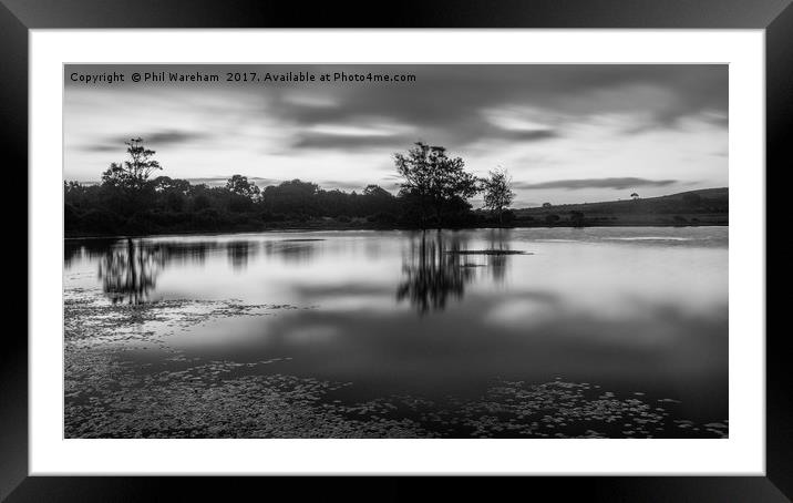 Whitten Pond, Burley Framed Mounted Print by Phil Wareham