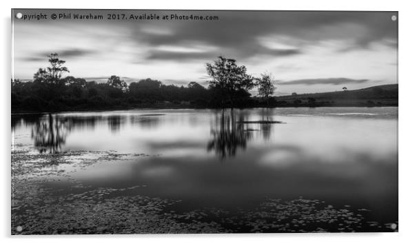 Whitten Pond, Burley Acrylic by Phil Wareham