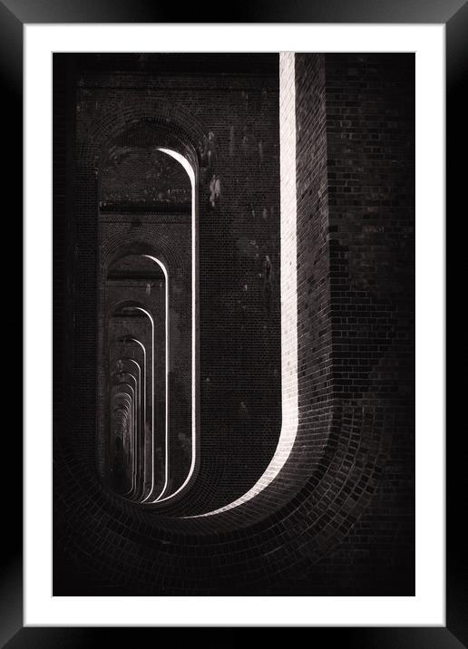 Curves, Light & Shadow Framed Mounted Print by Sue MacCallum- Stewart