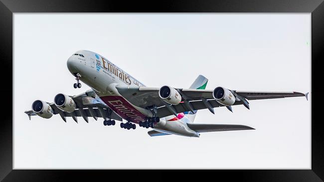 Airbus A380-800 Framed Print by Jonathan Thirkell