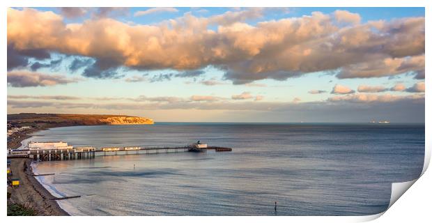 Sandown Bay Isle Of Wight Print by Wight Landscapes