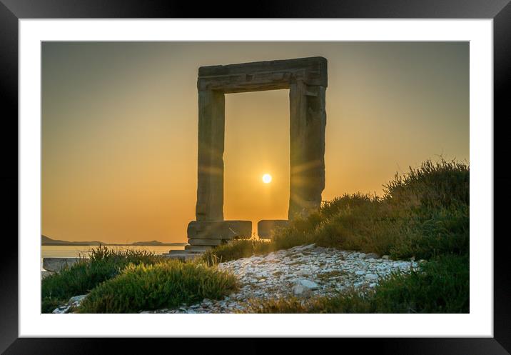 Temple Sunset....... Framed Mounted Print by Naylor's Photography