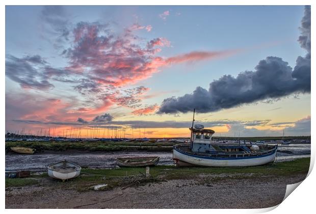 Sunset over the Staithe  Print by Gary Pearson